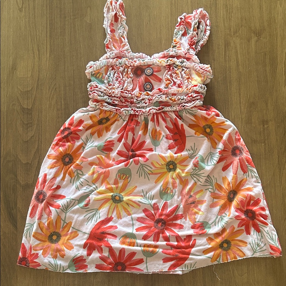 Matilda Jane Pink and Orange Floral Dress